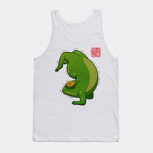 yoga frog scorpion pose Tank Top